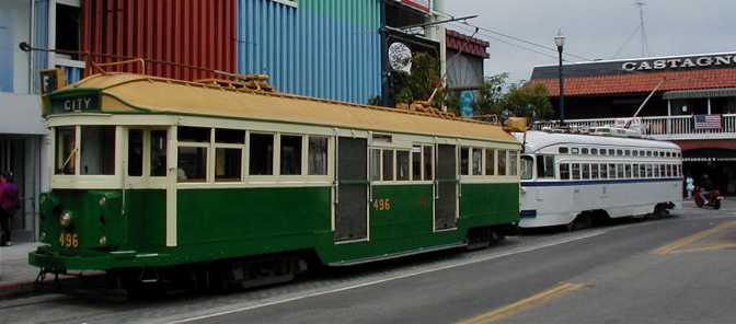 MUNI Melbourne W2 class tram 496
